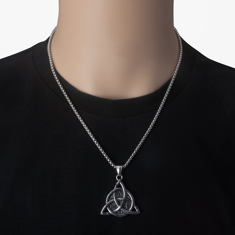 Celtic Triquetra Protection Talisman Necklace