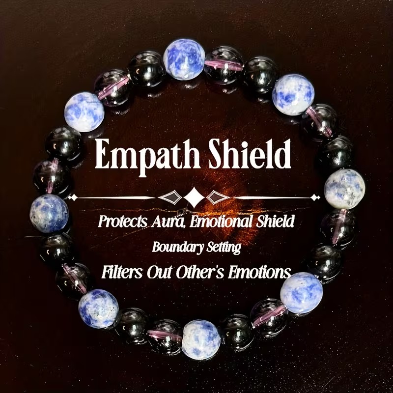 Crystal Energy Bracelet - Natural Gemstone Luck Bracelet European & American Niche Healing-Style Jewelry