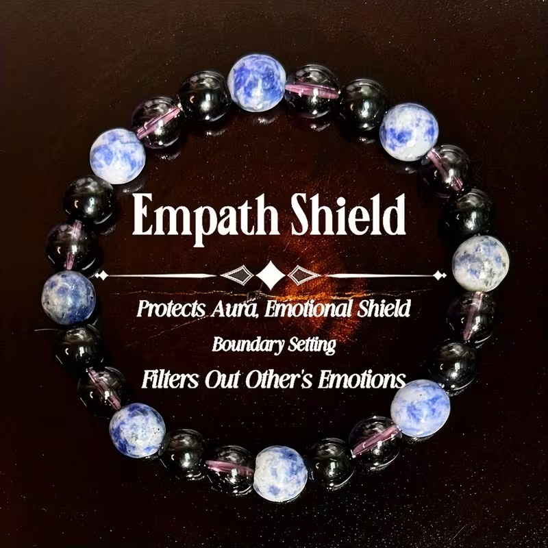 Crystal Energy Bracelet - Natural Gemstone Luck Bracelet European & American Niche Healing-Style Jewelry