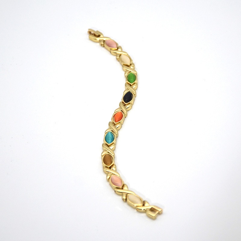 Copper Magnetic Therapy Cat's Eye Bracelet