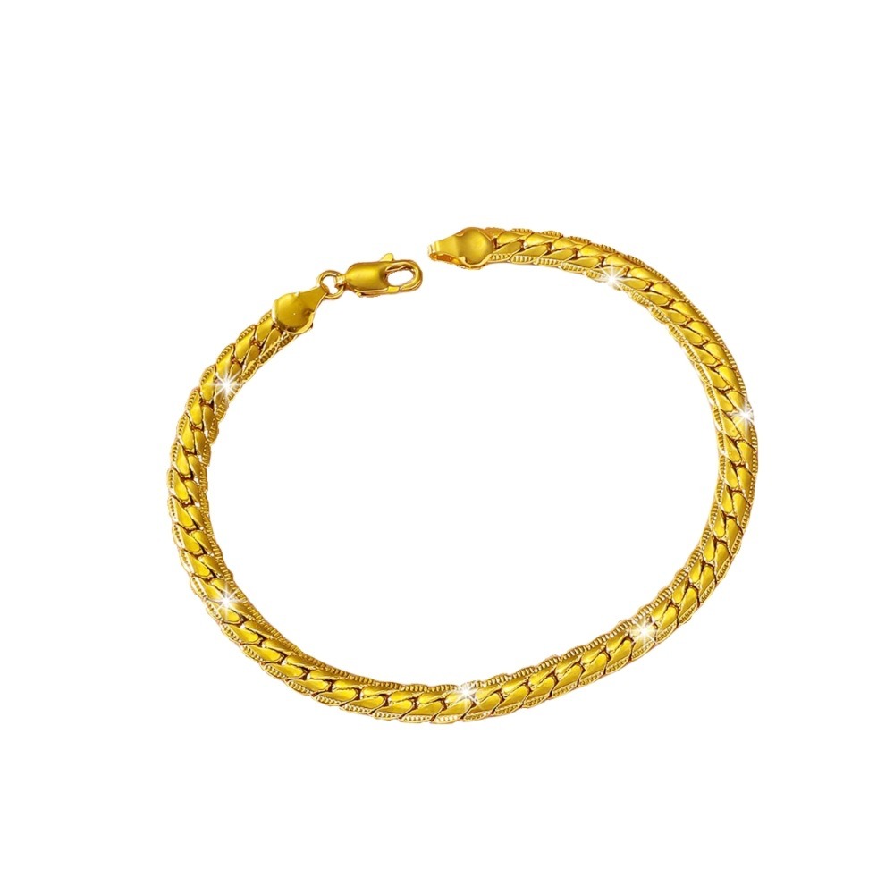 Double-Sided Woven Herringbone Bracelet