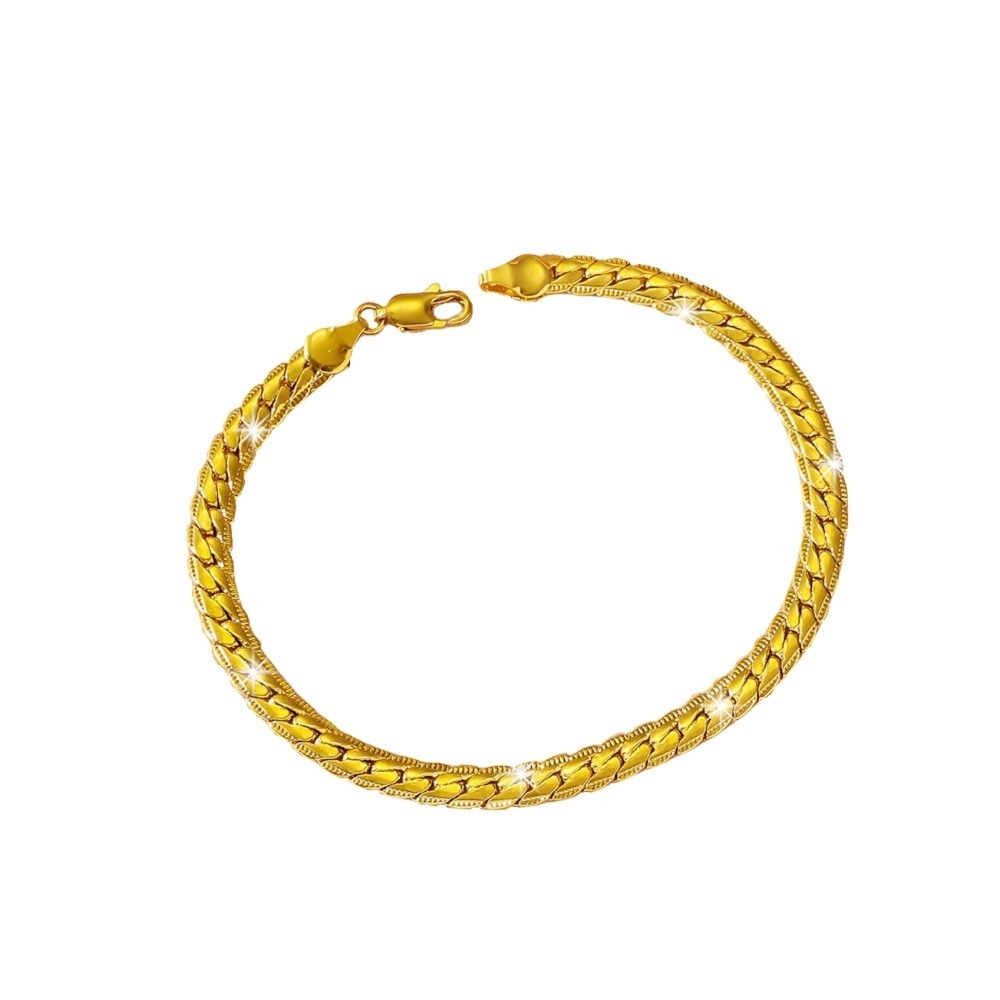 Double-Sided Woven Herringbone Bracelet