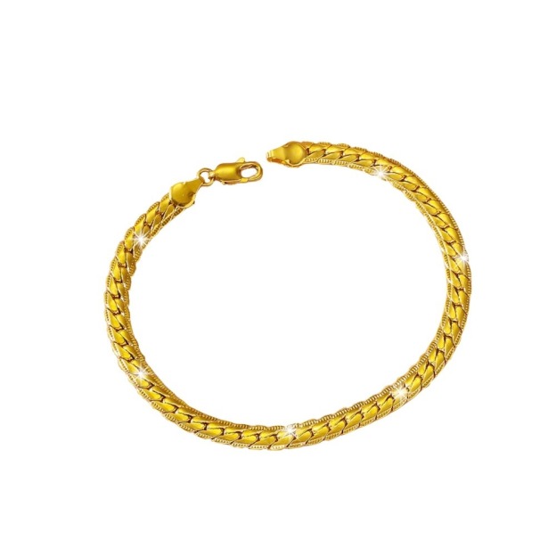 Double-Sided Woven Herringbone Bracelet