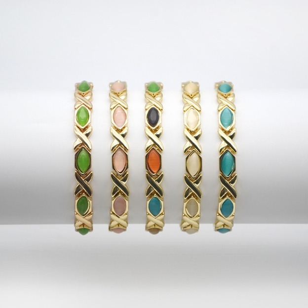 Copper Magnetic Therapy Cat's Eye Bracelet