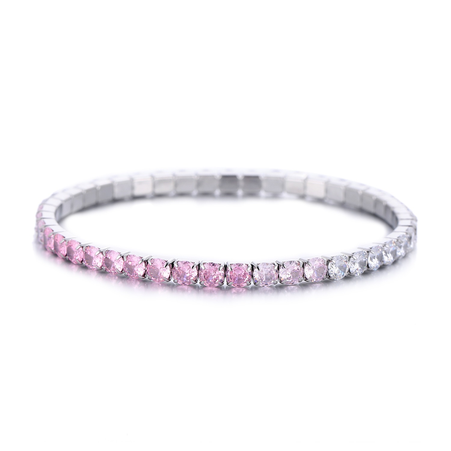 S925 Sterling Silver Classic 4mm Moissanite Tennis Bracelet