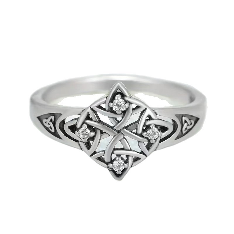 Celtic Witches' Knot Protection S925 Silver Ring
