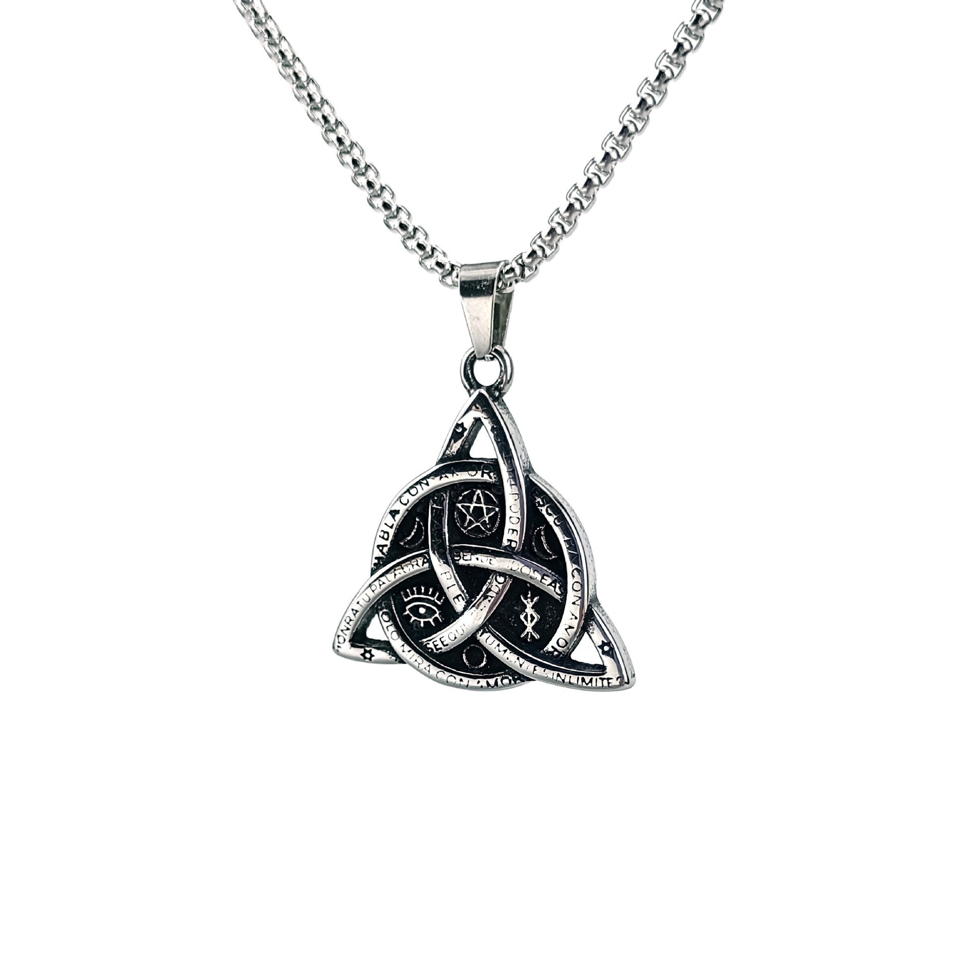 Celtic Triquetra Protection Talisman Necklace