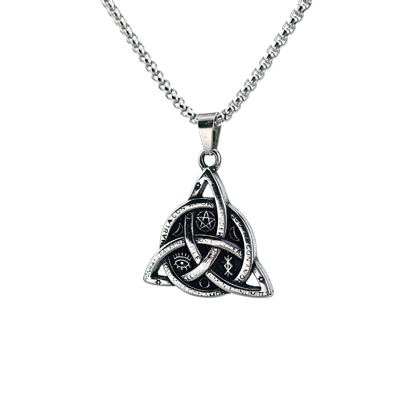 Celtic Triquetra Protection Talisman Necklace