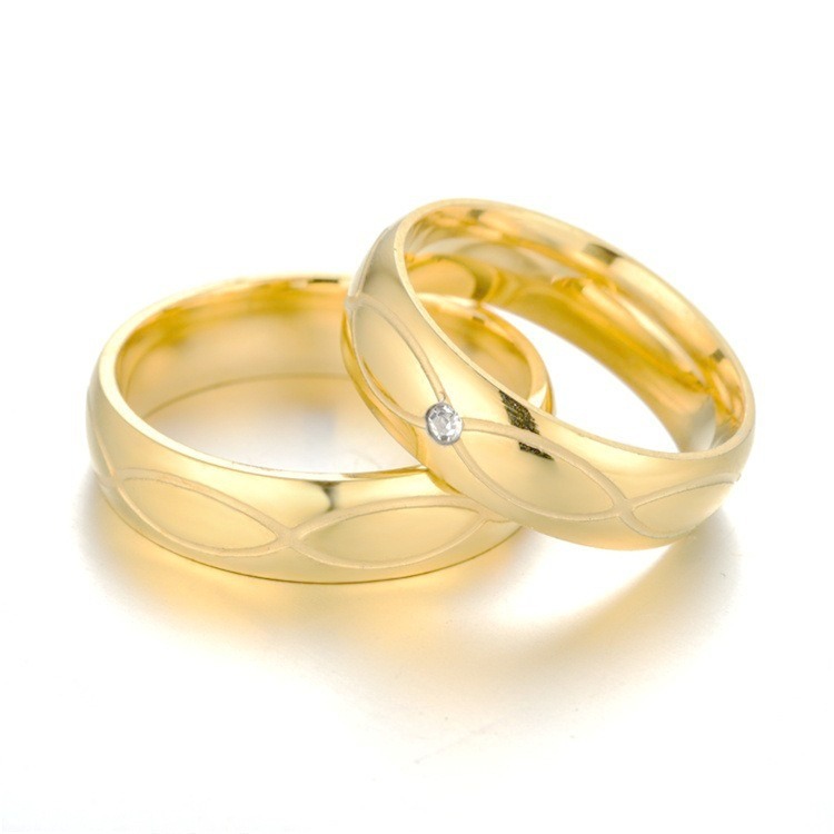 18K Gold Intertwined Band Ring | Minimal Timeless Design (Optional Diamond)