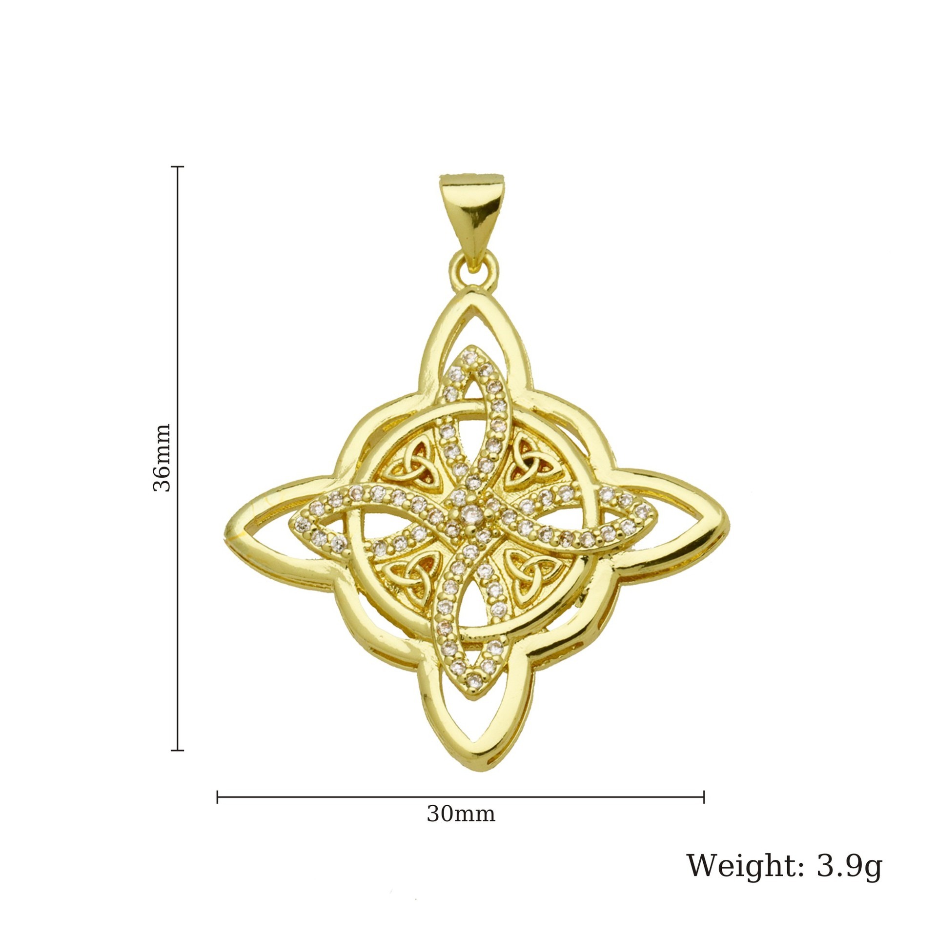 Witch’s Mark Gold Diamond Celtic Knot Protection Pendants｜Multi Ancient Pattern Mystic Guardians