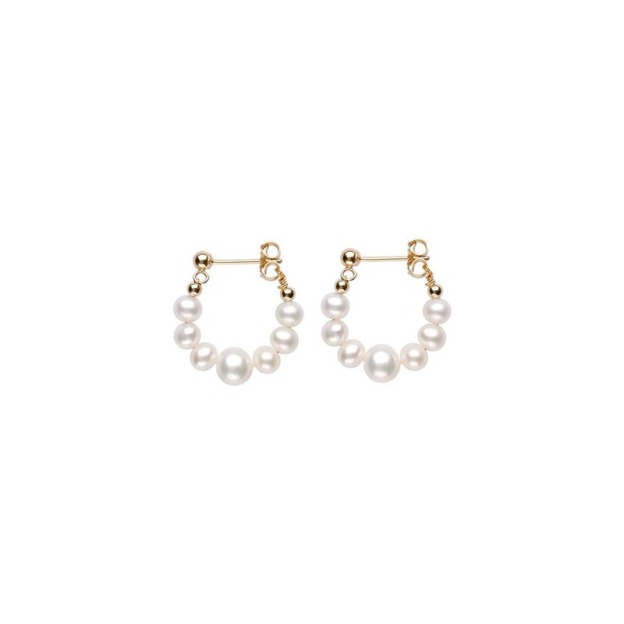 Gilded Elegance Pearl Square Stud Earrings｜Vintage Grace for Your Ears（2PSC）