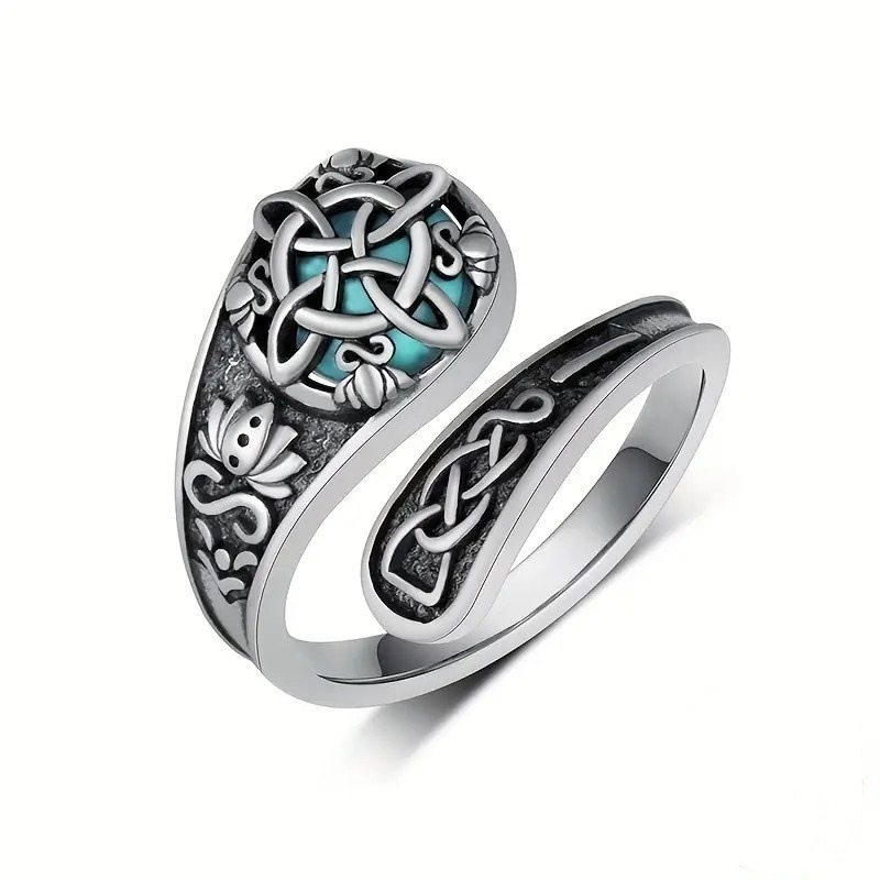 Celtic Witch’s Ward S925 Sterling Silver Protection Ring