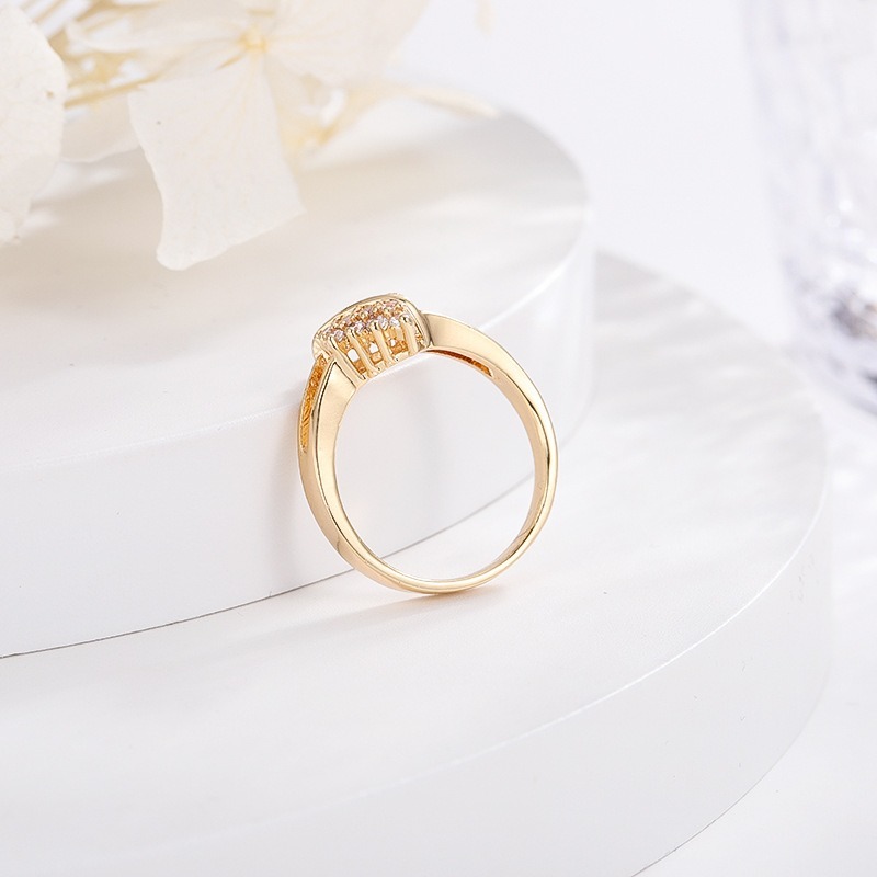 Dual Radiance 18K Gold Pavé Diamond Dual-Band Ring Timeless Luxury at Your Fingertips