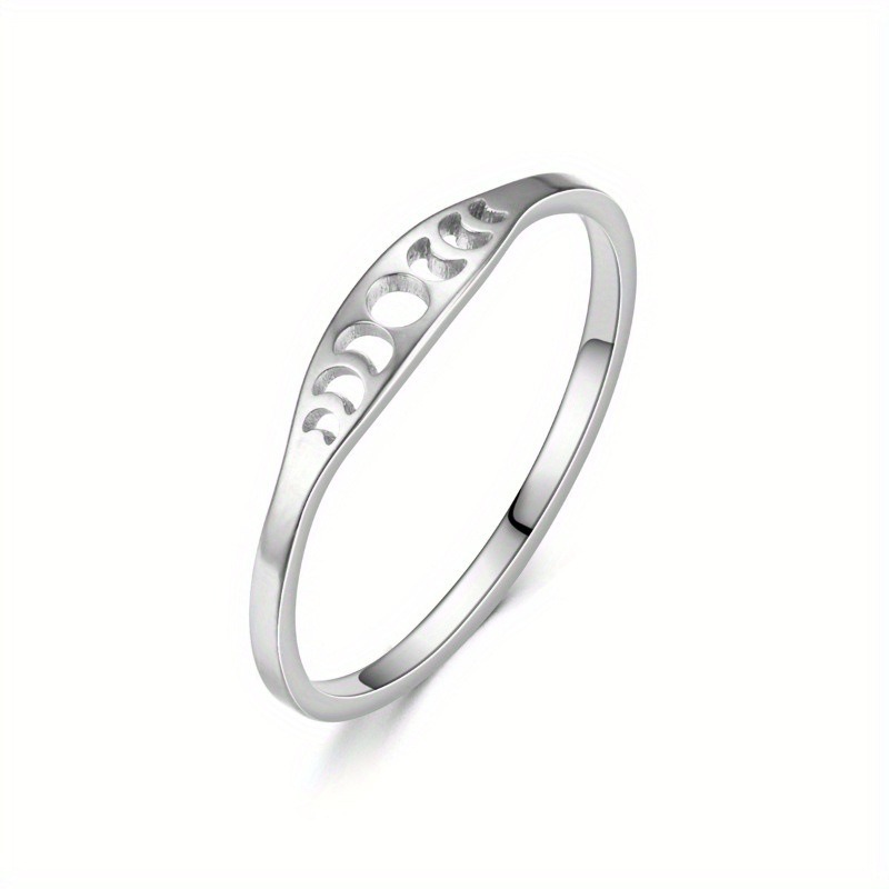 Moon Whisper 18K Gold/White Gold Moon Phase Ring