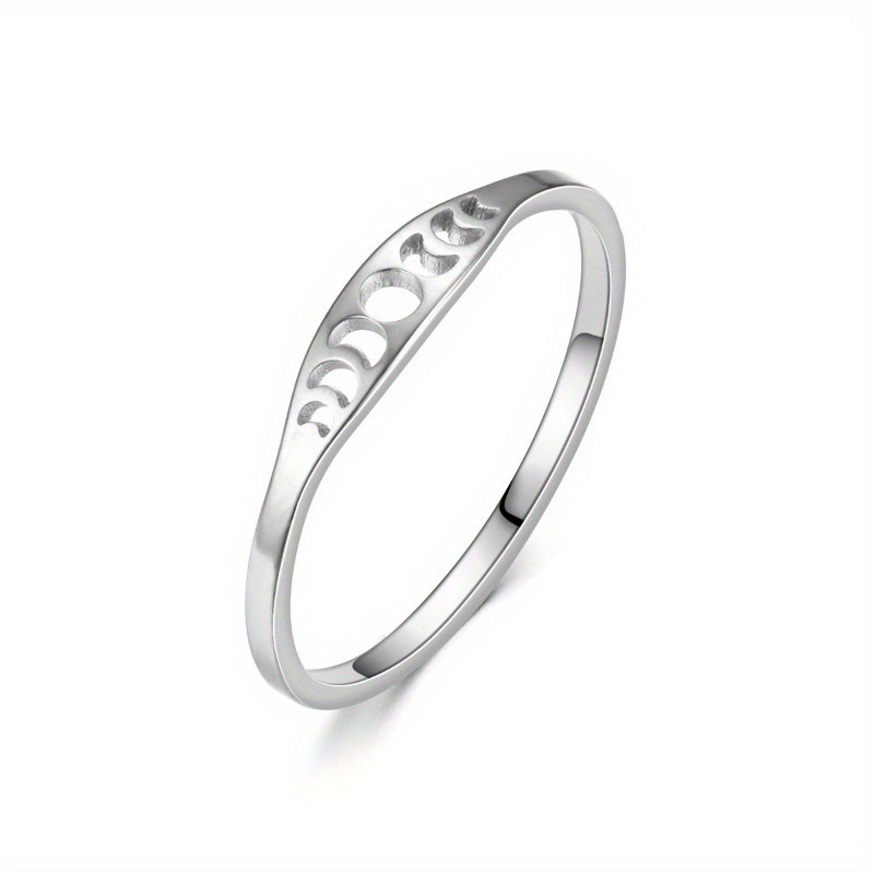 Moon Whisper 18K Gold/White Gold Moon Phase Ring