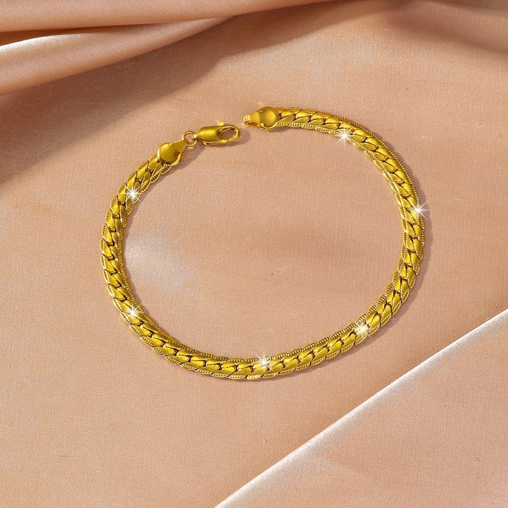 Double-Sided Woven Herringbone Bracelet
