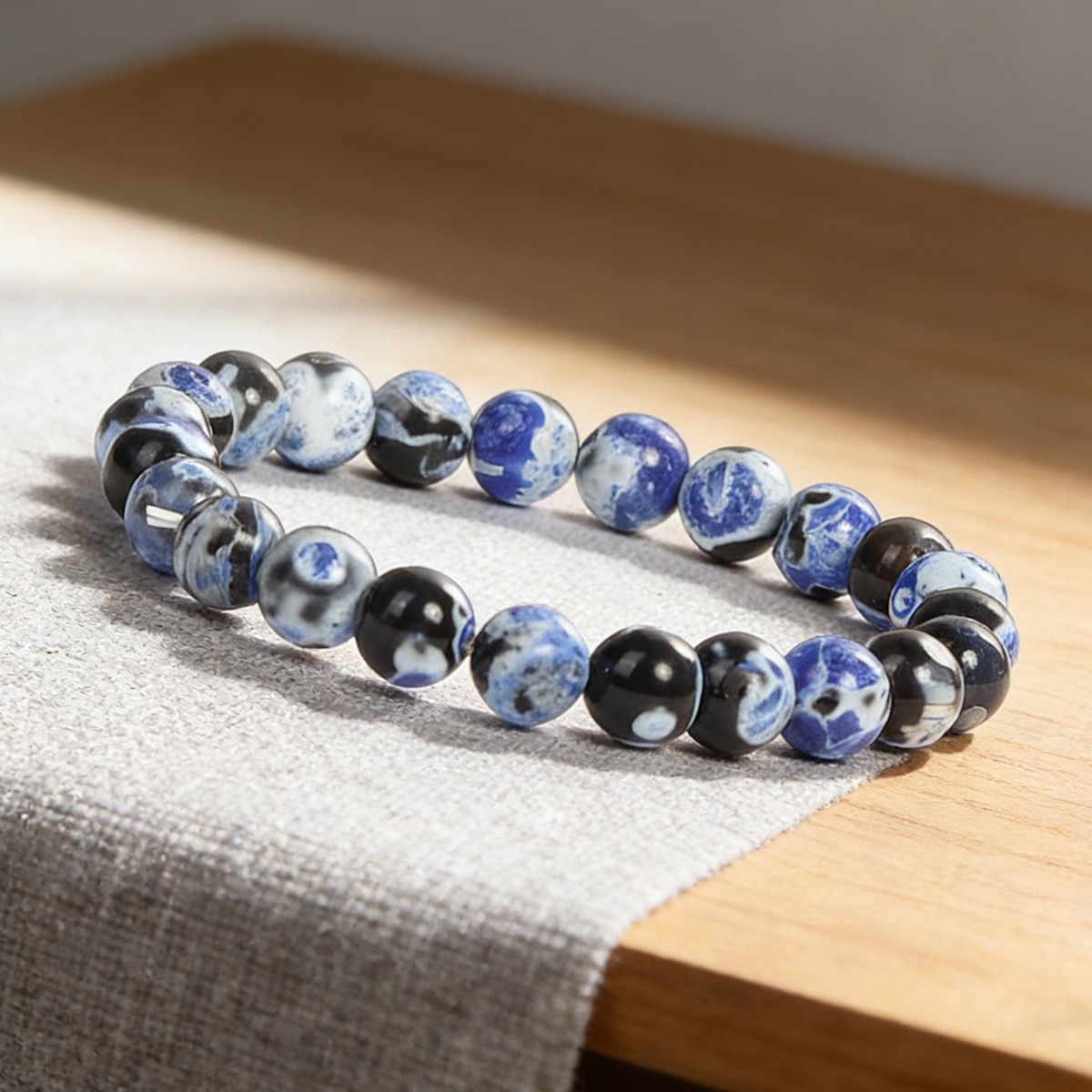 Natural Fire Agate Protection Bracelet