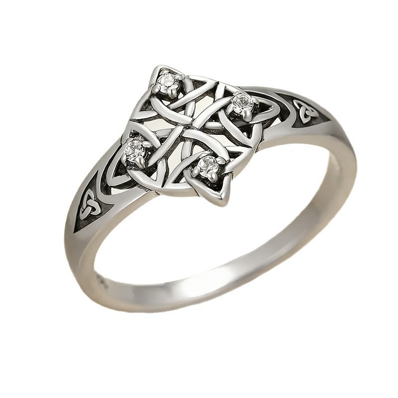 Celtic Witches' Knot Protection S925 Silver Ring