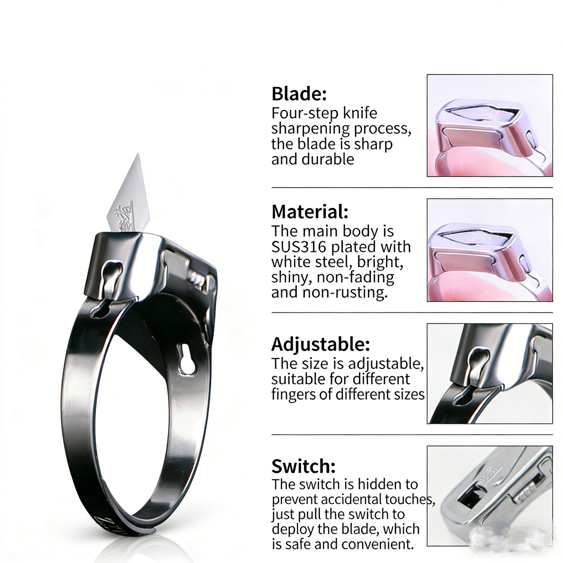 Hidden Guard Multifunctional Self-Defense Ring｜Elegant & Discreet Safety for Daily Wear