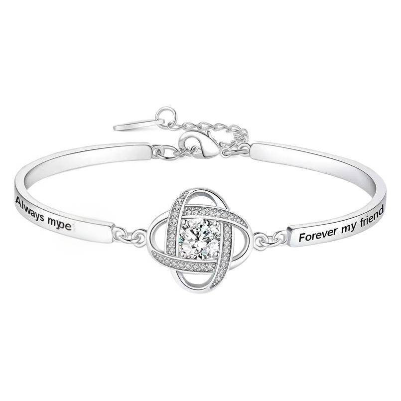 Heartlock Bond S925 Sterling Silver Sisterhood Bracelet