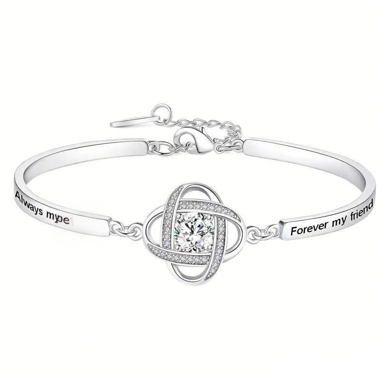 Heartlock Bond S925 Sterling Silver Sisterhood Bracelet