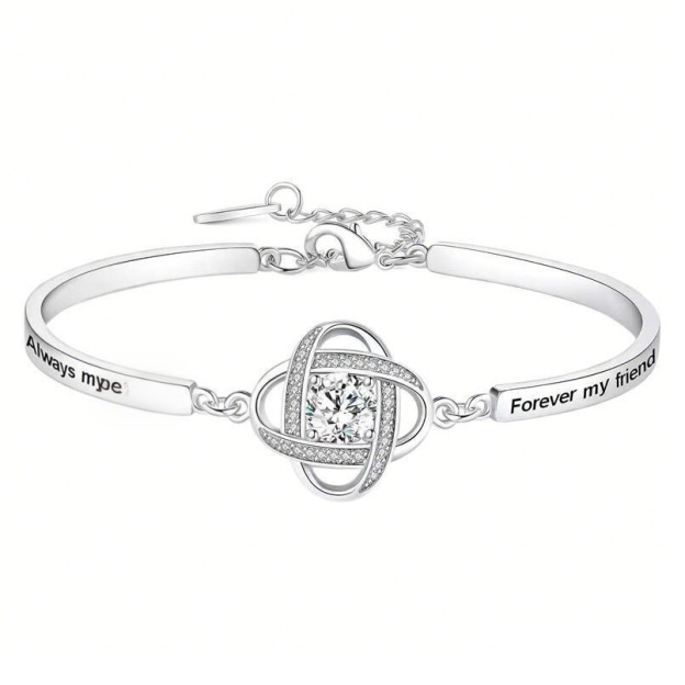 Heartlock Bond S925 Sterling Silver Sisterhood Bracelet