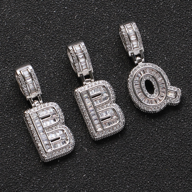 26 Letters Custom Full-Diamond Necklace