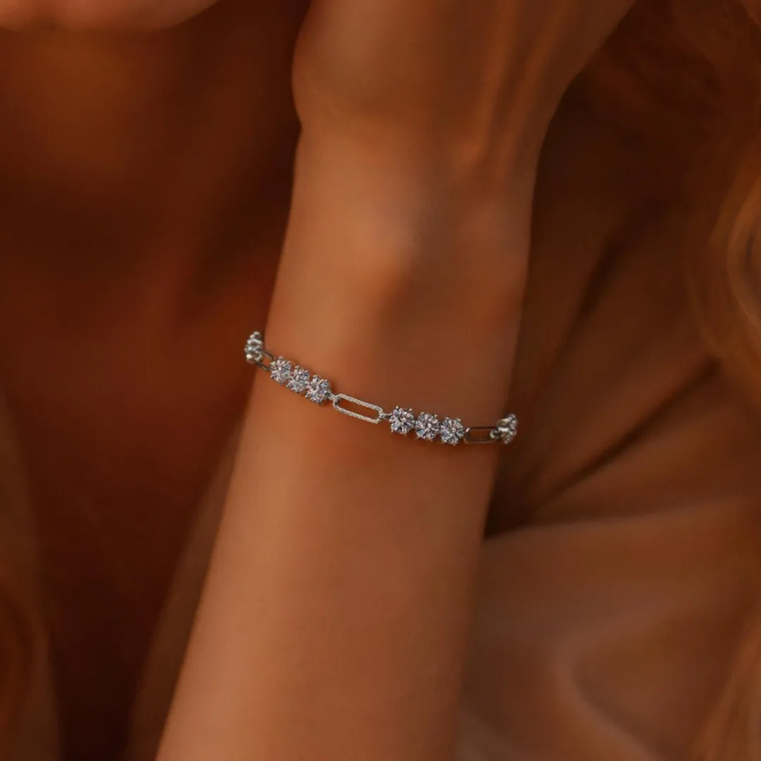 Choosing Myself Round Diamond Bracelet