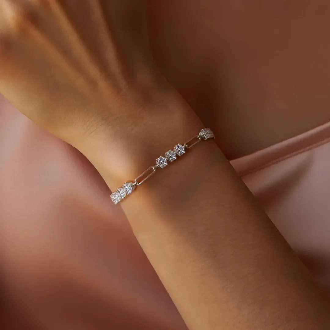 Choosing Myself Round Diamond Bracelet