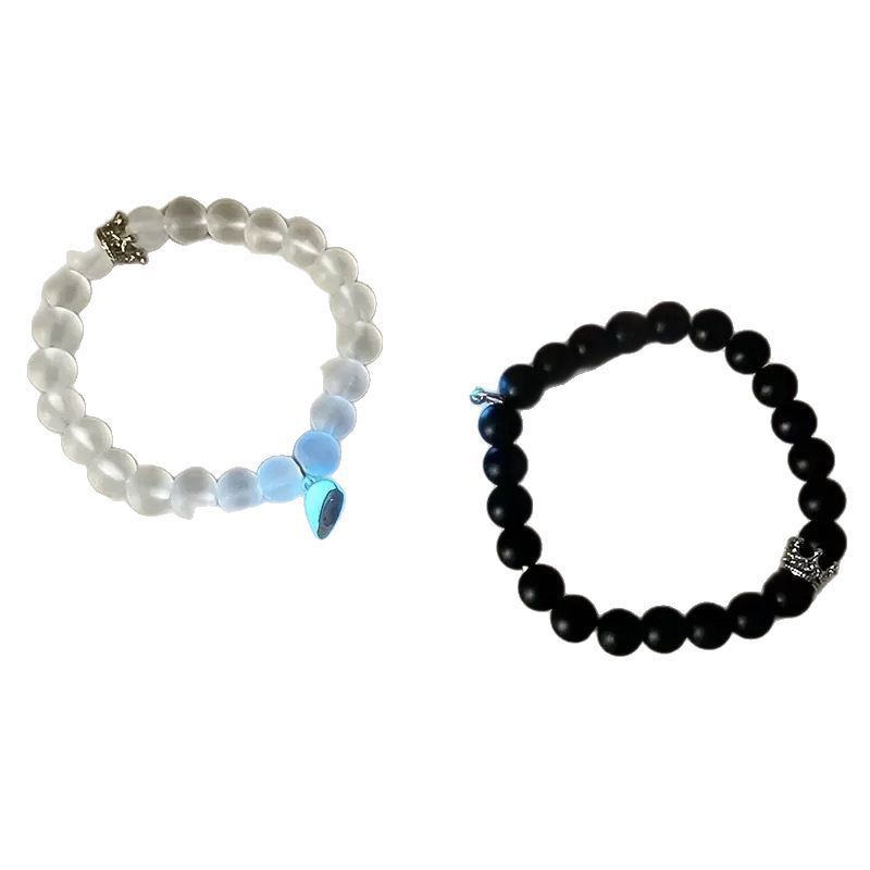 Heart Magnetic Luminous Couple Bracelet