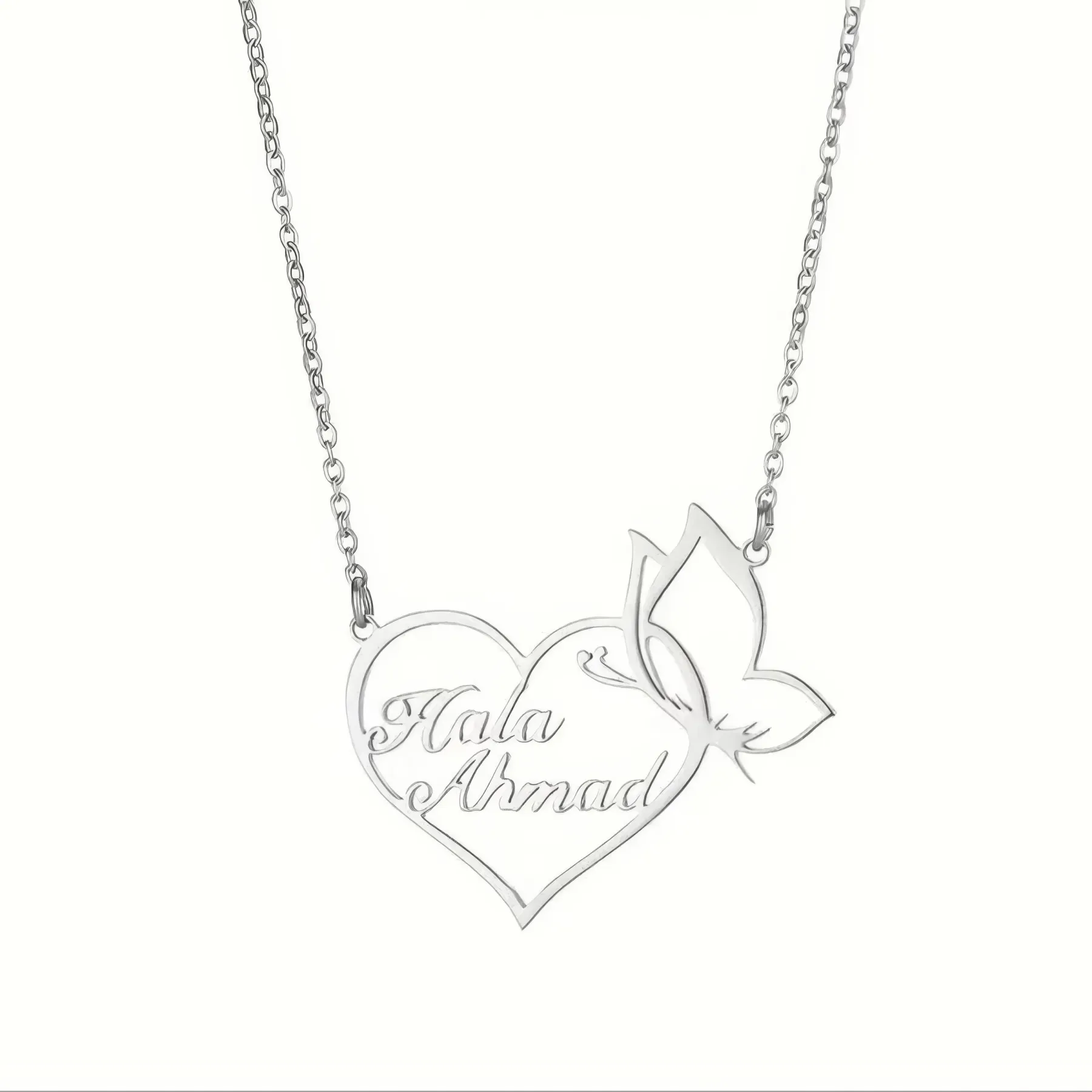 Personalized 2 Names Necklace