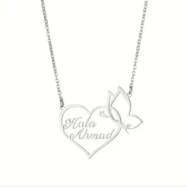 Personalized 2 Names Necklace