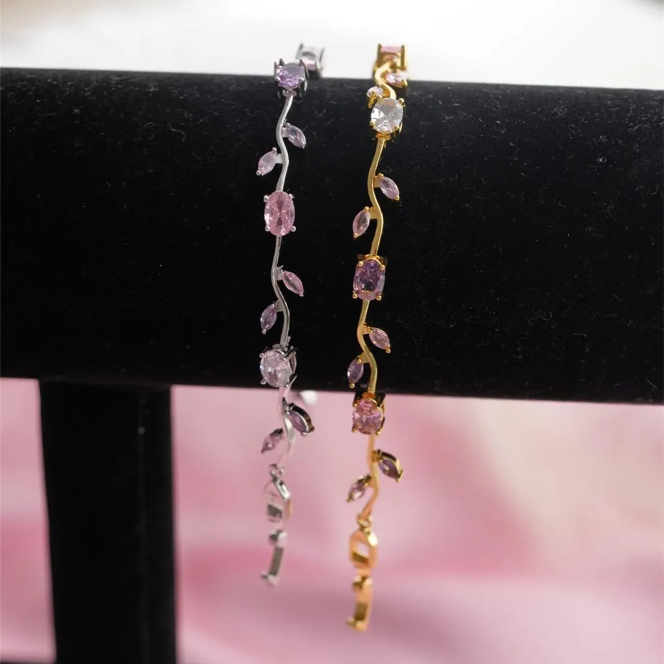 Pastel Tulip Floral Bracelet