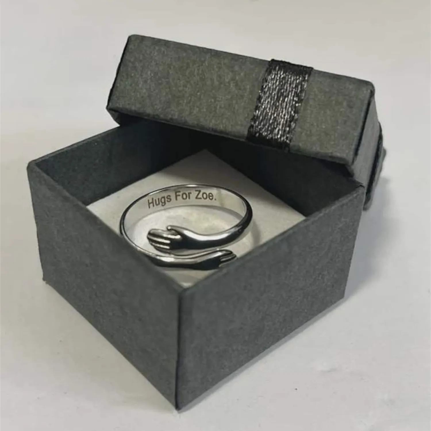 Personalized Hug Ring