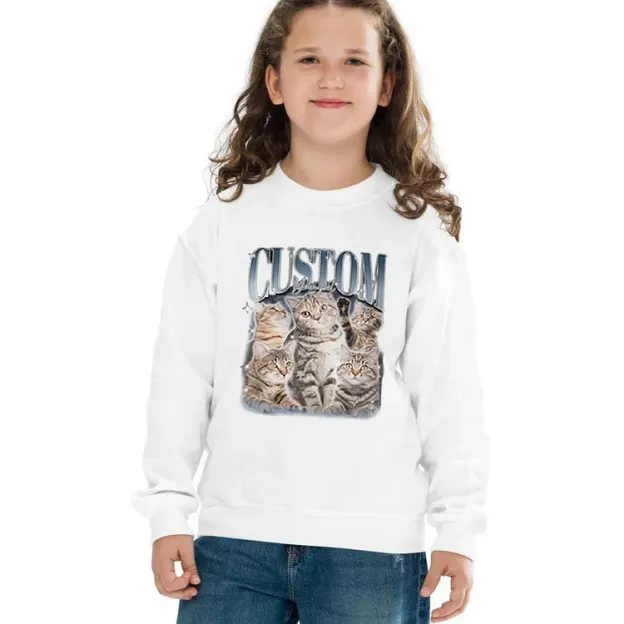 Custom Printing Vintage HipHop Vintage Pet Sweatshirt