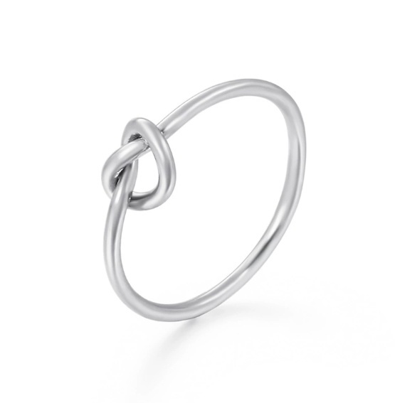 Minimal Knot Ring | Symbol of Eternal Connection – Available in Gold&Silver