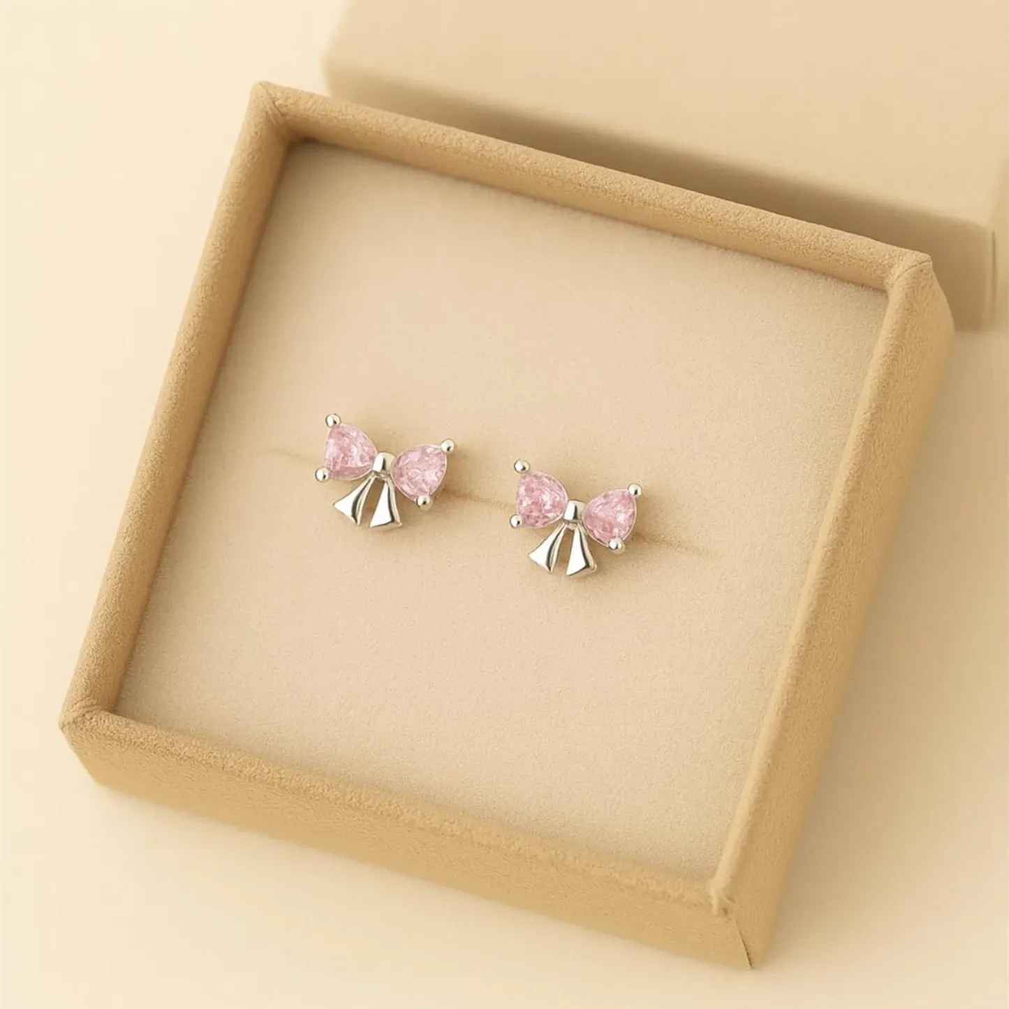 Bow Stud Earrings (2 Pcs)
