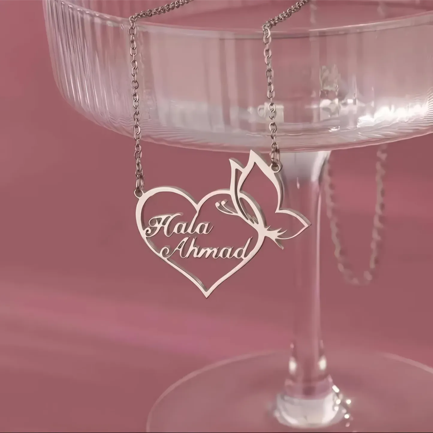 Personalized 2 Names Necklace