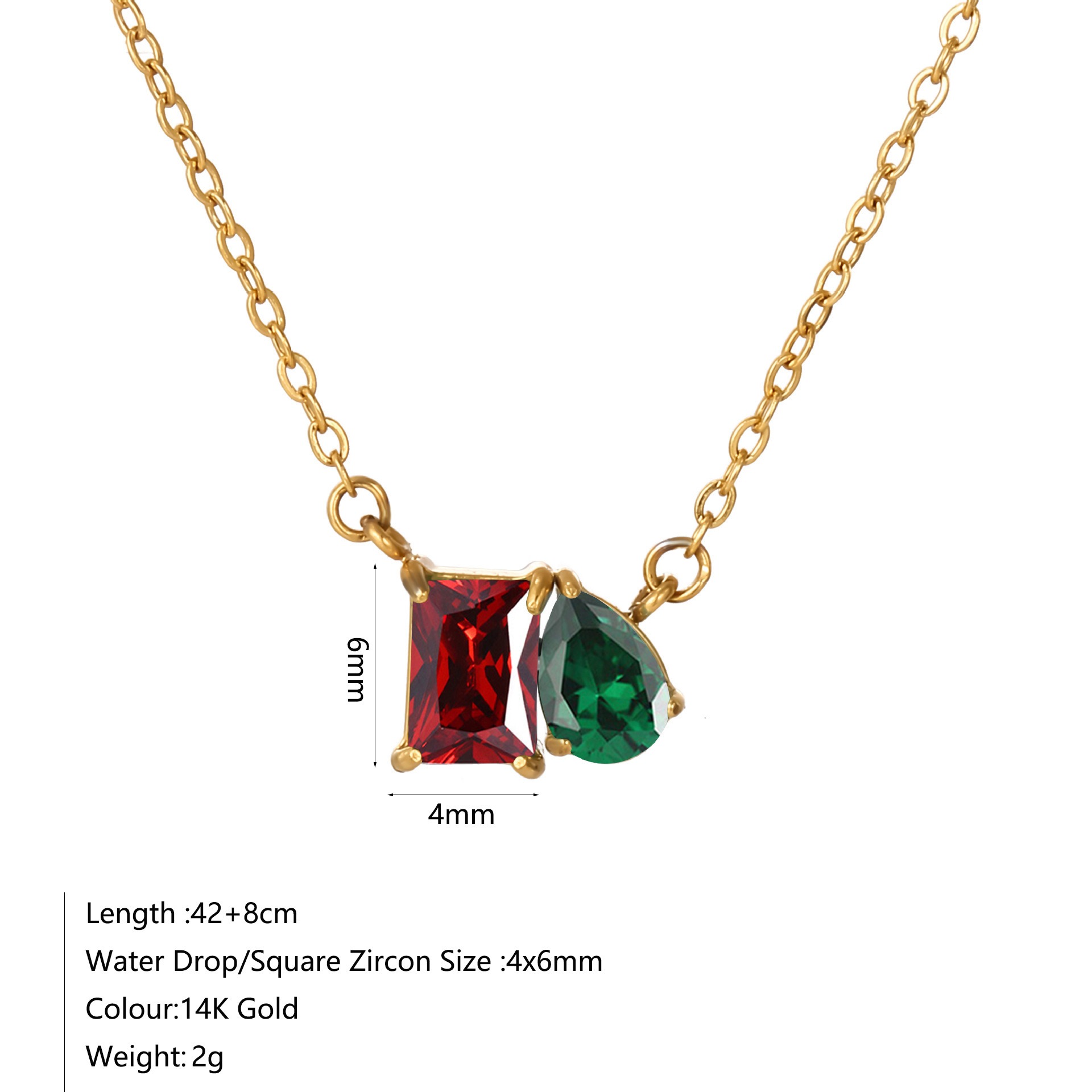 Dual Soul Bond Custom 18K Gold Dual Birthstone Necklace Timeless Keepsake of Heartfelt Connection