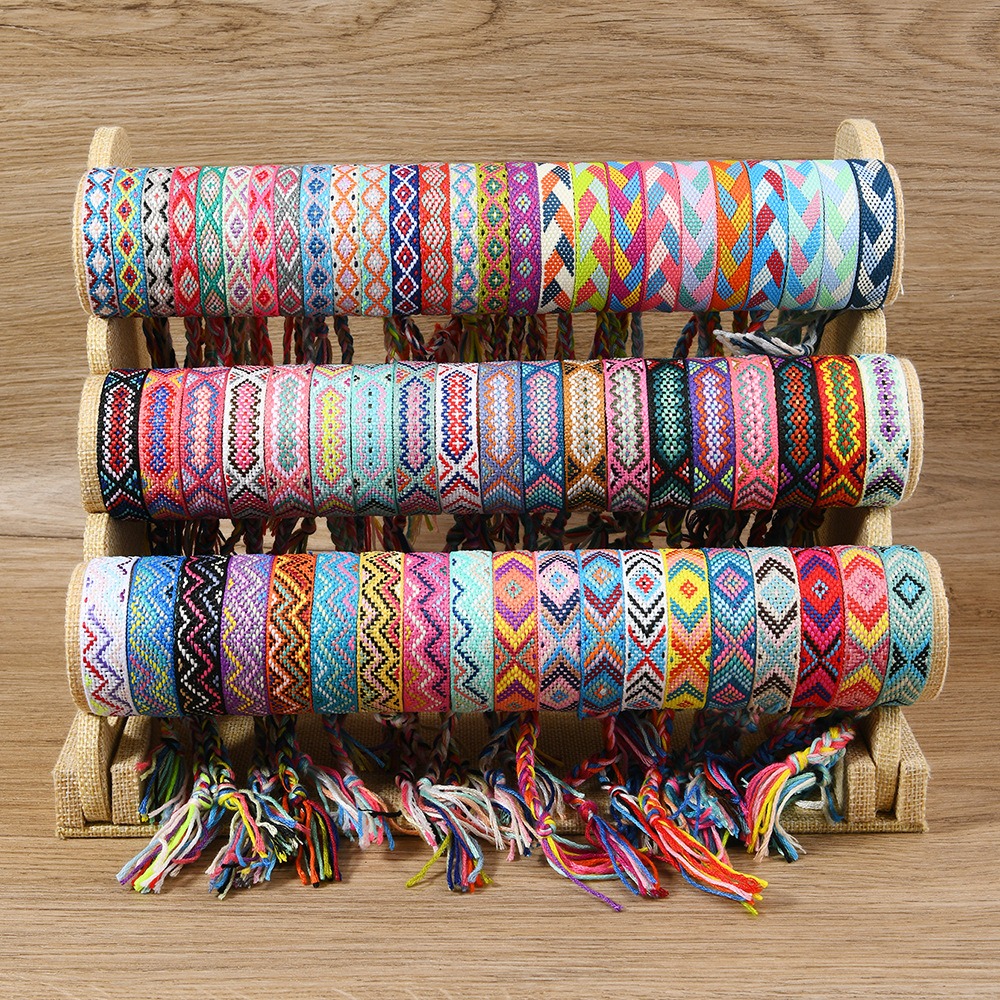 Summer Breeze 12-Piece Handwoven Surfer Bracelet Set