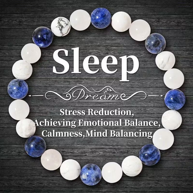 Crystal Energy Bracelet - Natural Gemstone Luck Bracelet European & American Niche Healing-Style Jewelry