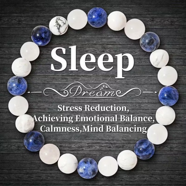 Crystal Energy Bracelet - Natural Gemstone Luck Bracelet European & American Niche Healing-Style Jewelry