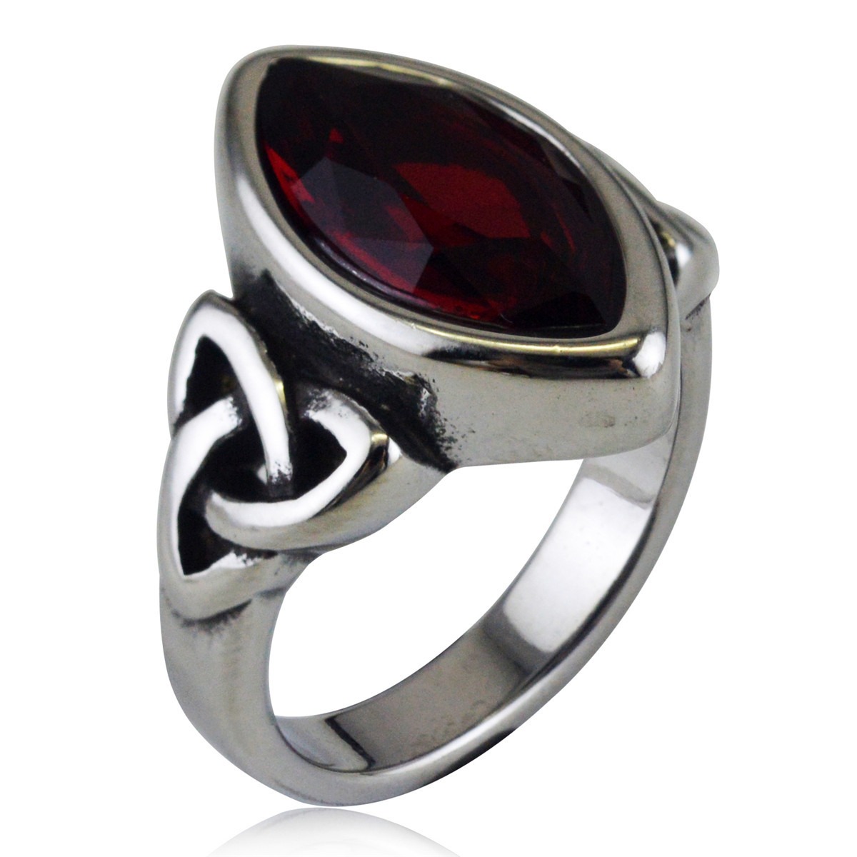 Celtic Knot Legacy Vintage Marquise Gem Ring