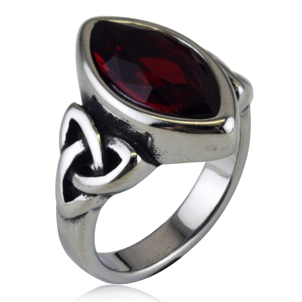 Celtic Knot Legacy Vintage Marquise Gem Ring