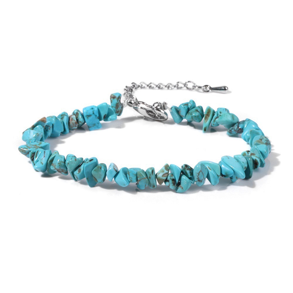 Natural Crystal Chip Adjustable Bracelets