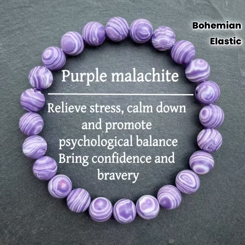 Crystal Energy Bracelet - Natural Gemstone Luck Bracelet European & American Niche Healing-Style Jewelry