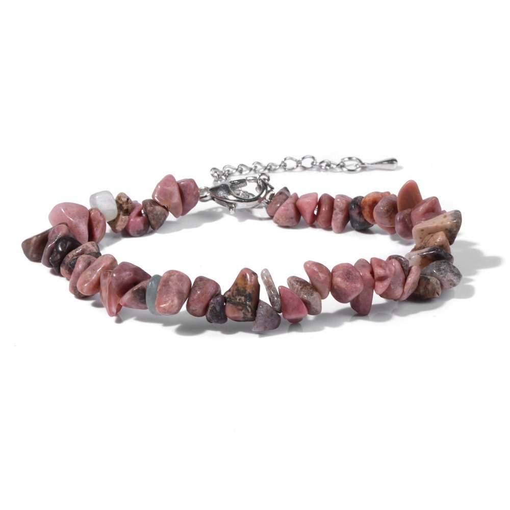 Natural Crystal Chip Adjustable Bracelets