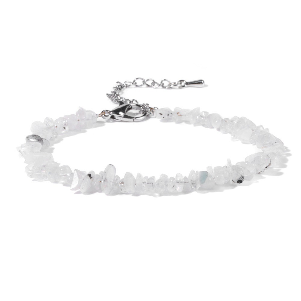 Natural Crystal Chip Adjustable Bracelets