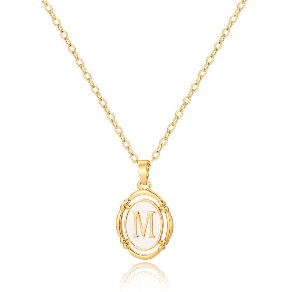 26 Letters Initial Necklace | Personalized Alphabet Pendant Chain