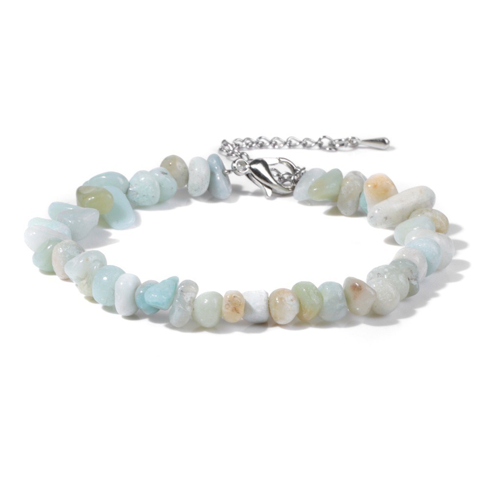 Natural Crystal Chip Adjustable Bracelets